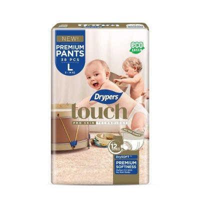 DRYPERS - Touch Pants L (9-14kg) 38s