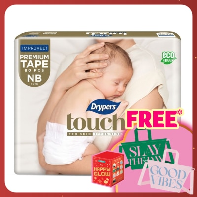 DRYPERS Touch Baby Diapers Newborn 80s