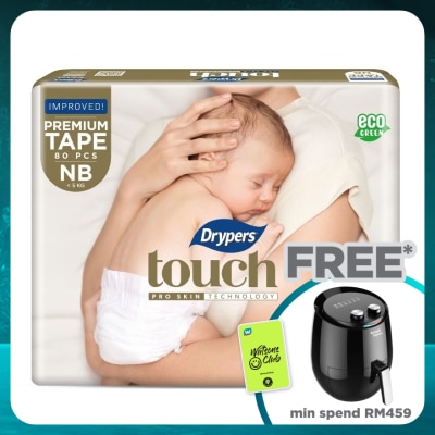 DRYPERS Touch Baby Diapers Newborn 80s