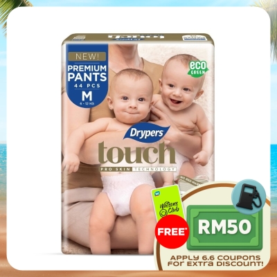 DRYPERS - Touch Pants M (6-12kg) 44s