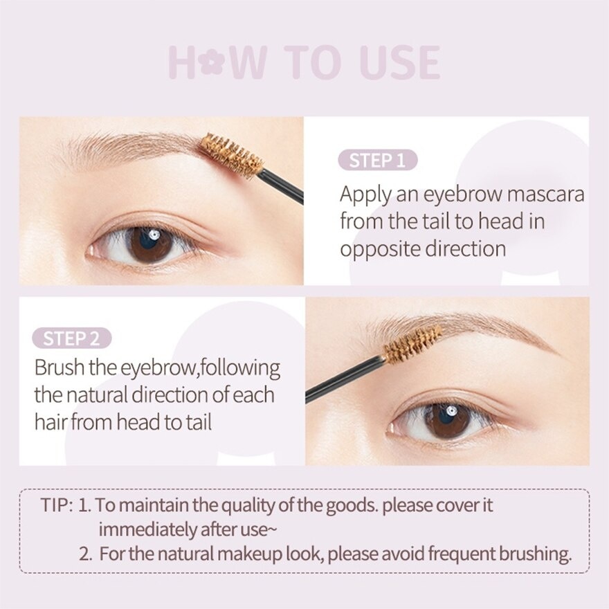 Eyebrow Mascara 01 Soft Brown