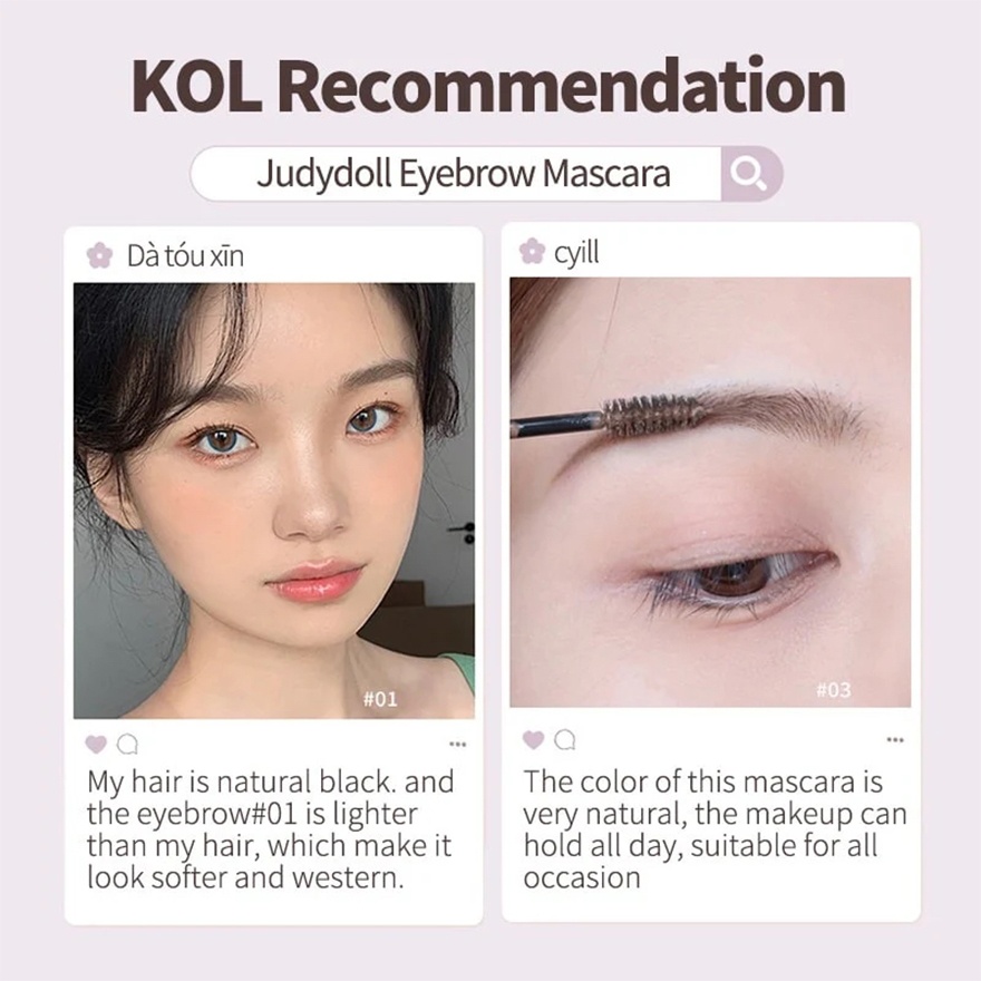 Eyebrow Mascara 02 Gold Brown