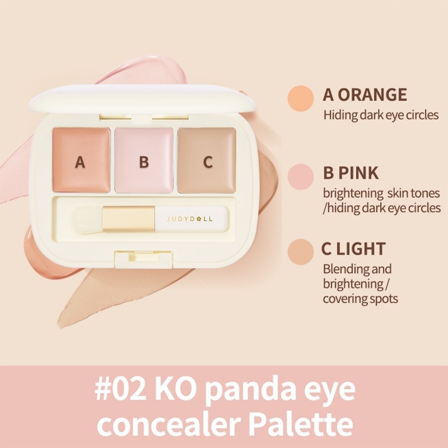 Three-Color Concealer Palette 02