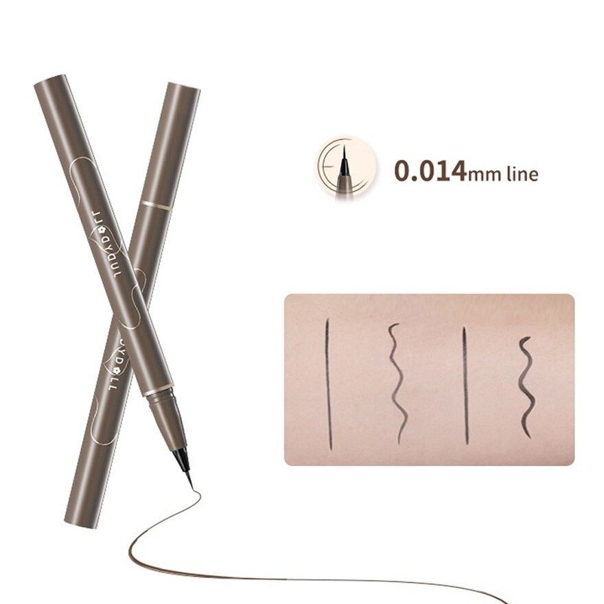 Narrow Liquid Eyeliner 03 Medium Brown