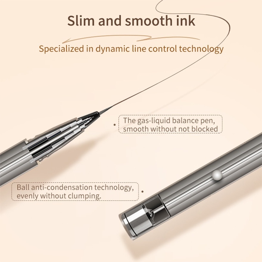 Narrow Liquid Eyeliner 04 Grey Brown
