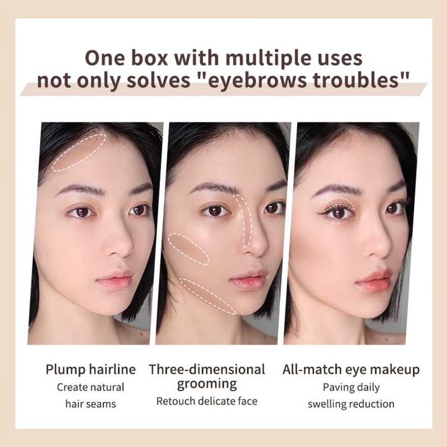 Modeling 3-Color Eyebrow Powder 02