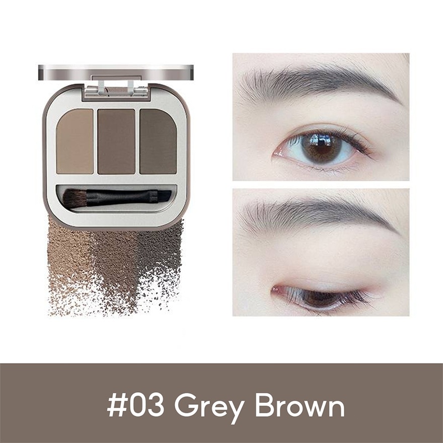 Modeling 3-Color Eyebrow Powder 03