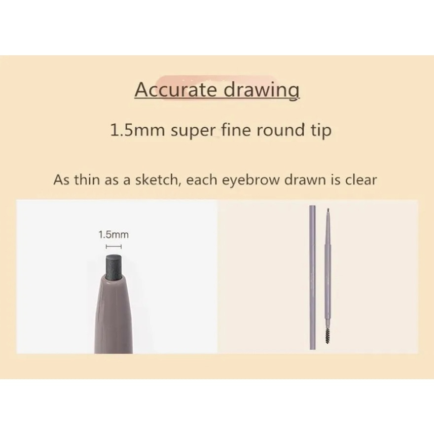 Narrow Eyebrow Pencil 03 Soft Gray