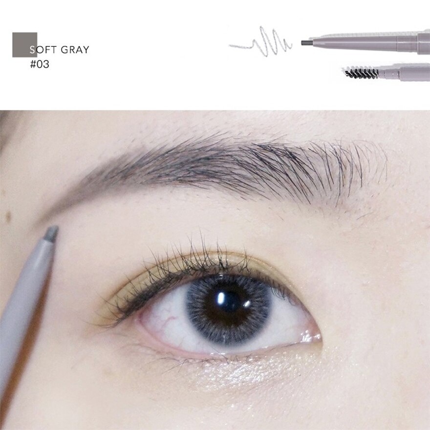 Narrow Eyebrow Pencil 03 Soft Gray