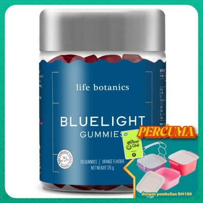 LIFE BOTANICS - Bluelight Gummies 50s (Orange Flavour)