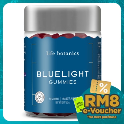 LIFE BOTANICS Bluelight Gummies 50s (Orange Flavour)