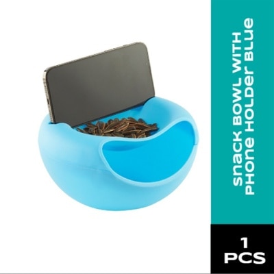 ORIENTAL Snack Bowl with Phone holder Blue