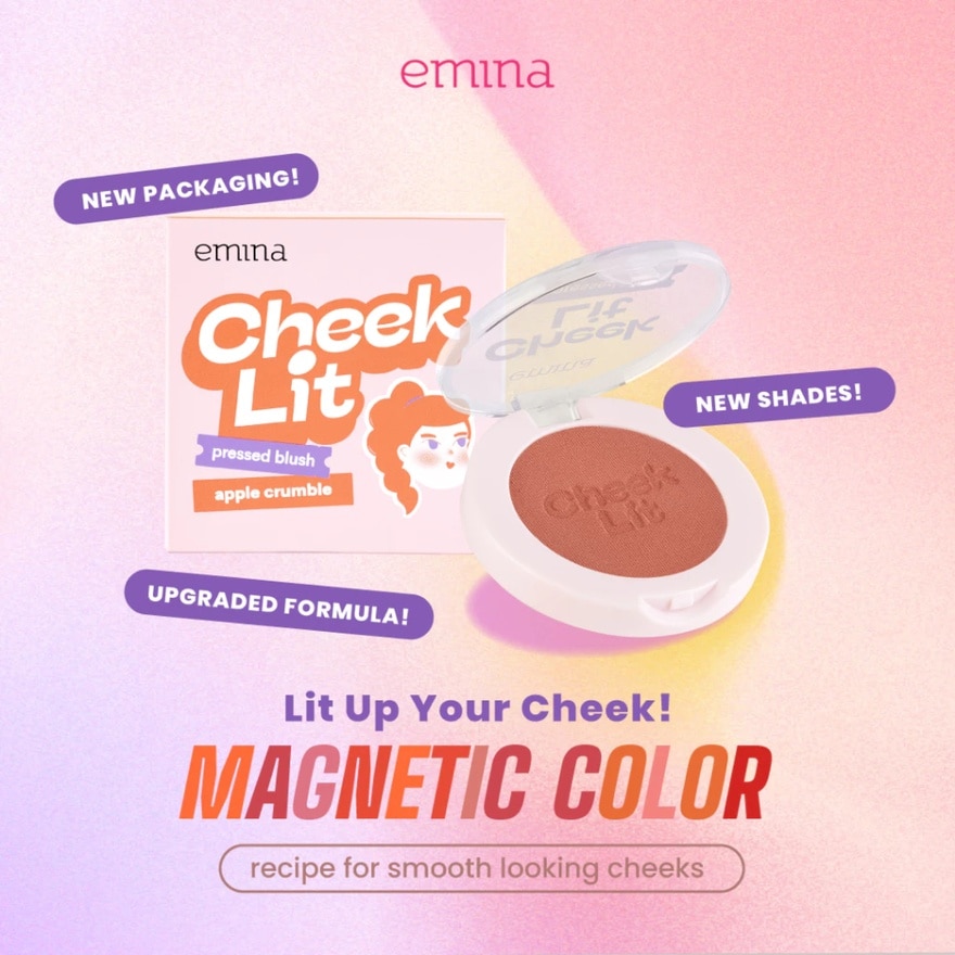 Cheek Lit Pressed Blush 06 Apple Crumble 1S