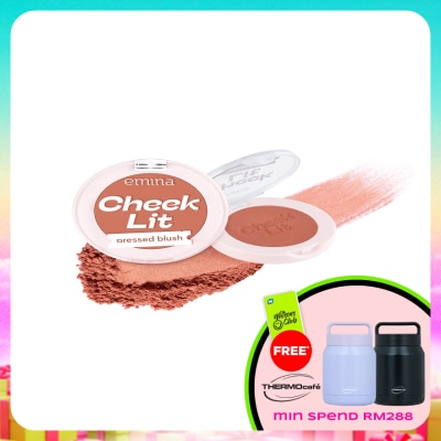 EMINA - Cheek Lit Pressed Blush&nbsp;06 Apple Crumble 1S