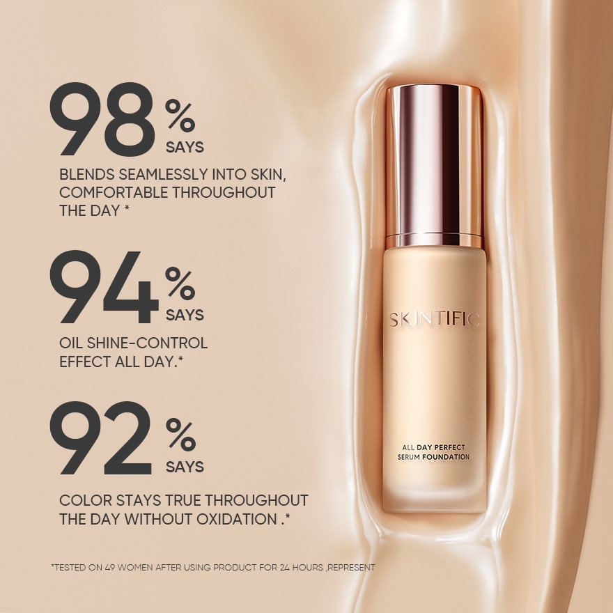 All Day Perfect Serum Foundation 03A Almond 25ml