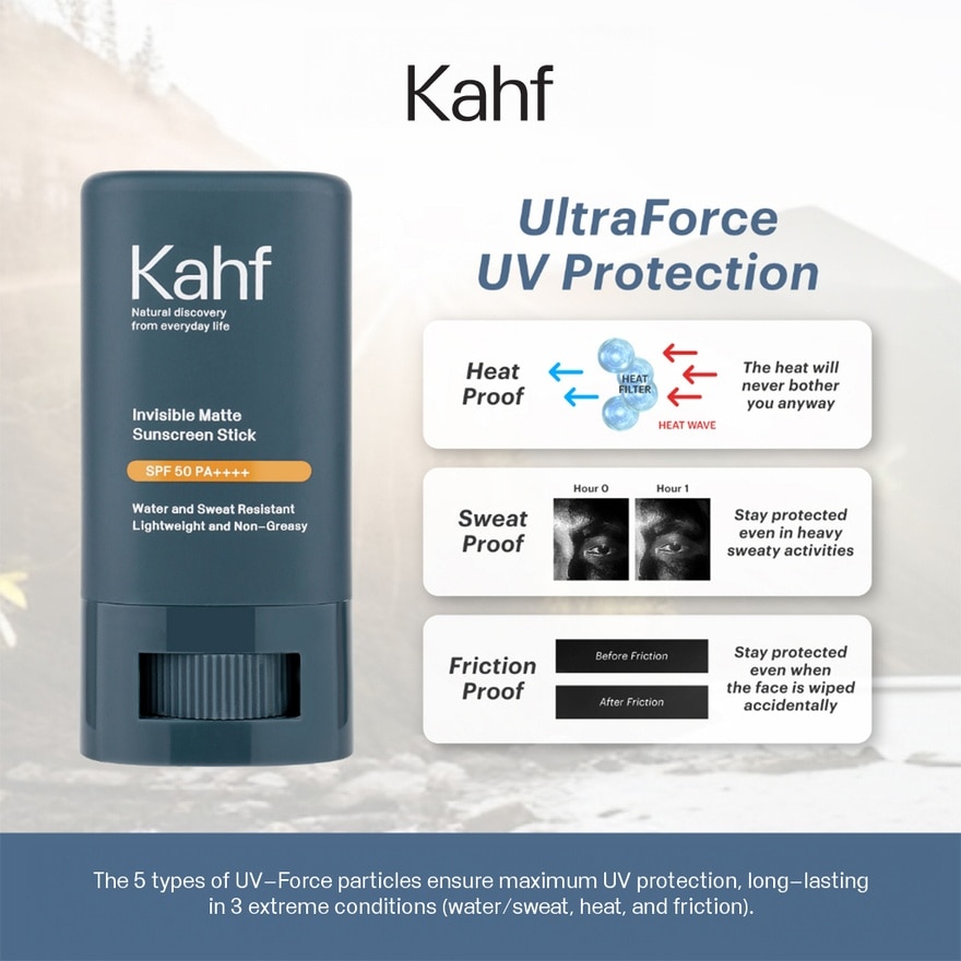 Invisible Matte Sunscreen Stick SPF 50 PA++++ 22g