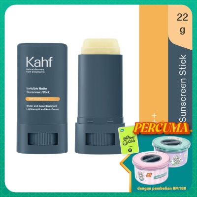 KAHF Invisible Matte Sunscreen Stick SPF 50 PA++++ 22g