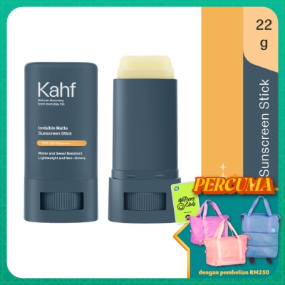 KAHF Invisible Matte Sunscreen Stick SPF 50 PA++++ 22g