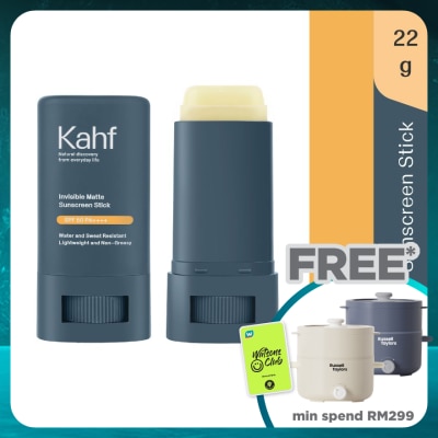 KAHF Invisible Matte Sunscreen Stick SPF 50 PA++++ 22g
