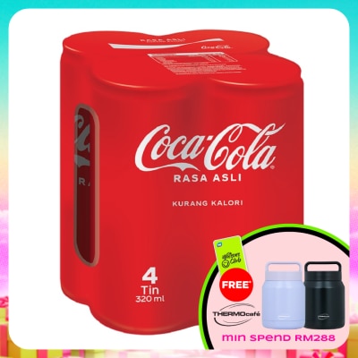COCA-COLA - Rasa Asli Can 4x320ml
