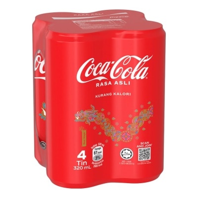 COCA-COLA Rasa Asli Can 4x320ml