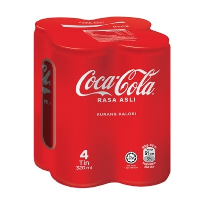 COCA-COLA Rasa Asli Can 4x320ml