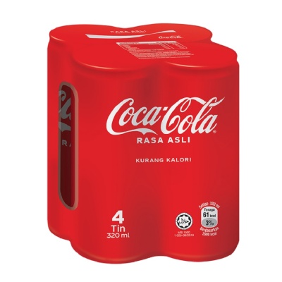 COCA-COLA - Rasa Asli Can 4x320ml