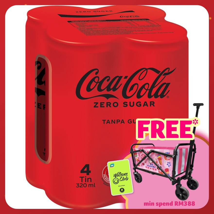 Rasa Asli Zero Sugar Can 4x320ml