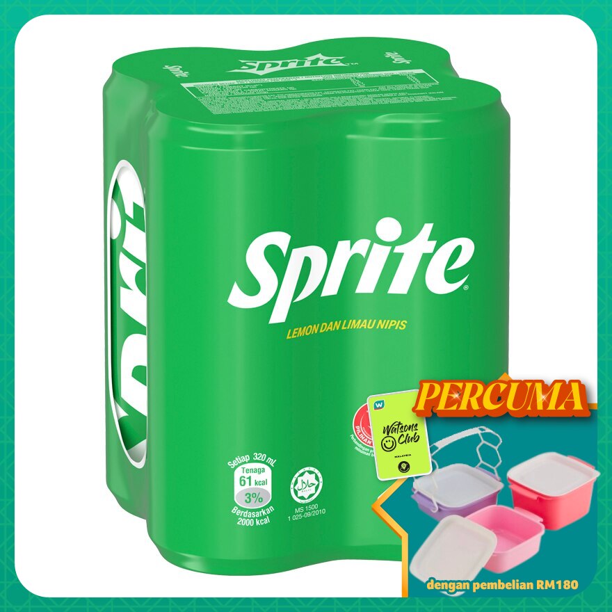 Lemon-Lime Flavour Can 4x320ml