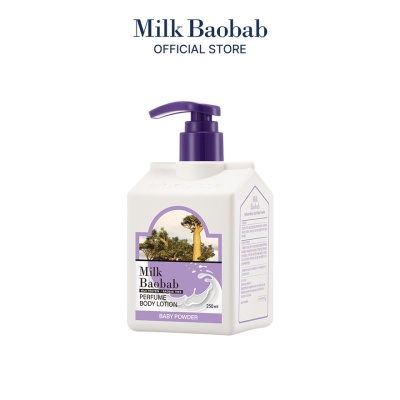 MILK BAOBAB Perfume Body Lotion Baby Powder 250ml (Exp: Nov 2026) image