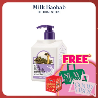MILK BAOBAB Perfume Body Lotion Baby Powder 250ml