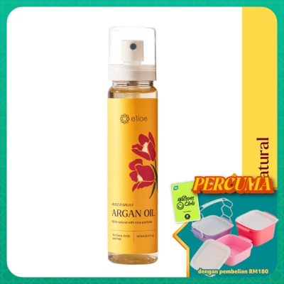 E'LIOE - 100% Natural Argan Oil with Rose Perfume 100ml