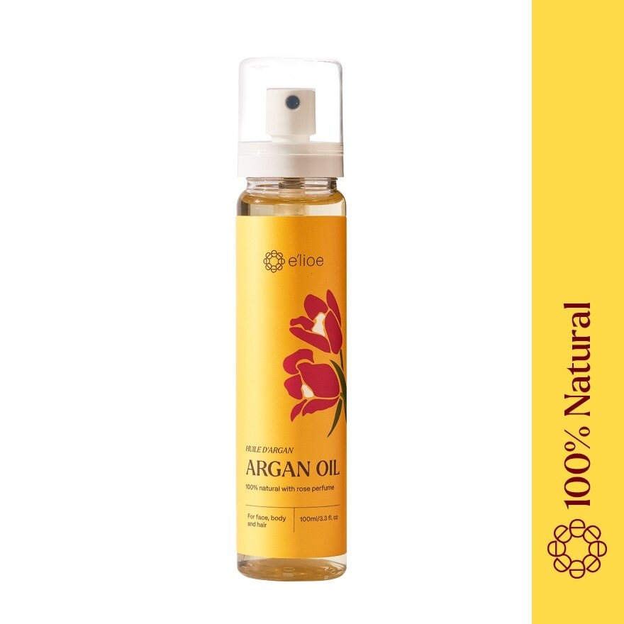 100% Natural Argan Oil with Rose Perfume 100ml