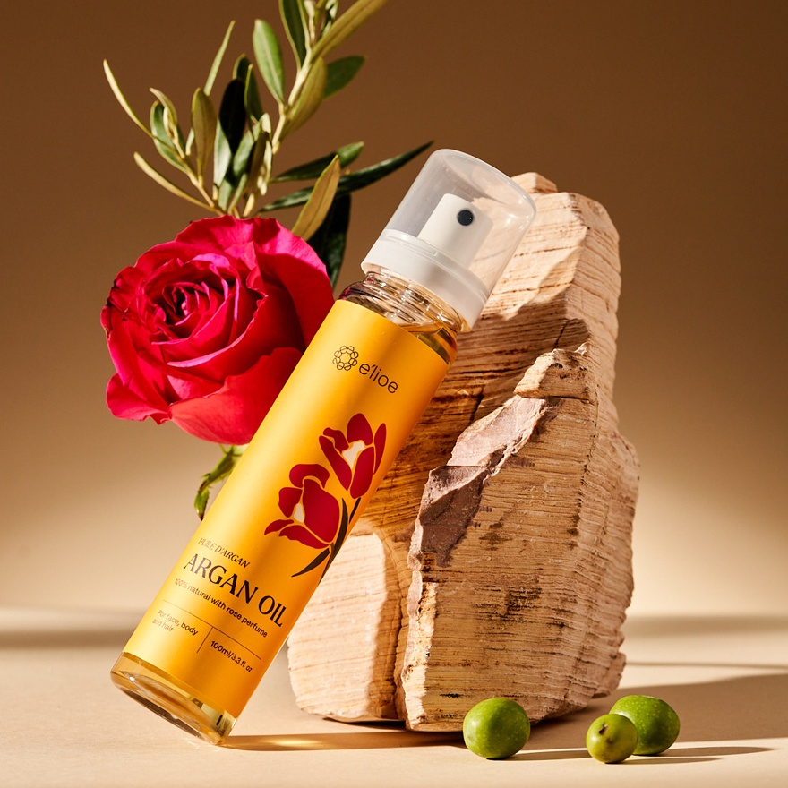 100% Natural Argan Oil with Rose Perfume 100ml image