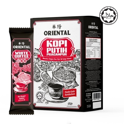 ORIENTAL KOPI No Sugar Added  White Coffee 32g X10