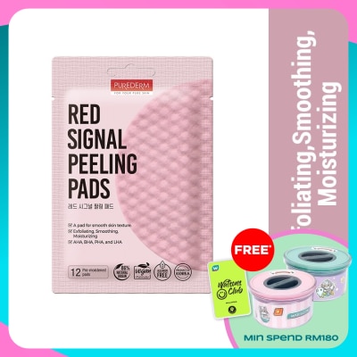 PUREDERM Red Signal Peeling Pads 12s
