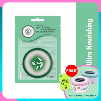 PUREDERM Hydro Soothing Cucumber Pads 10s