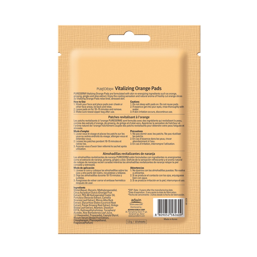 Vitalizing Orange Pads 10s