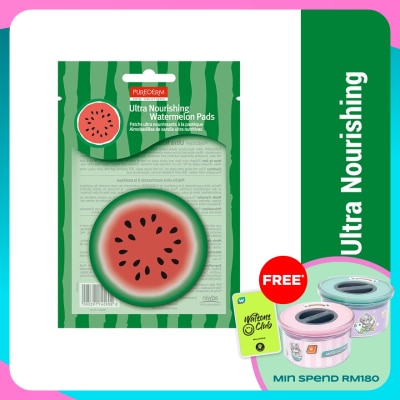 PUREDERM Ultra Nourishing Watermelon Pads 10s