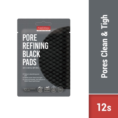 PUREDERM - Pore Refining Black Pads 12s