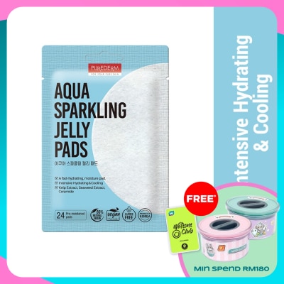 PUREDERM Aqua Sparkling Jelly Pad 24s