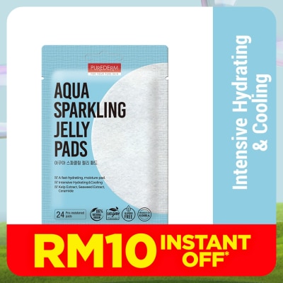 PUREDERM Aqua Sparkling Jelly Pad 24s