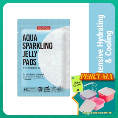 PUREDERM - Aqua Sparkling Jelly Pad 24s