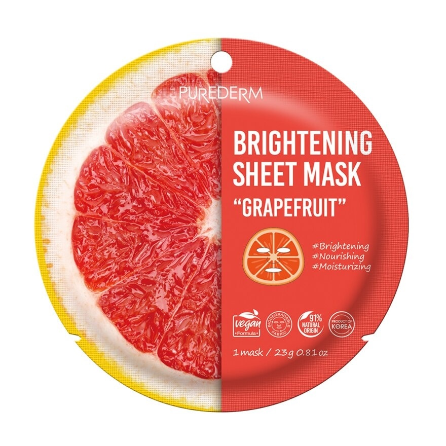 Brightening Sheet Mask-Grapefruit 1s