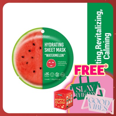 PUREDERM Hydrating Sheet Mask-Watermelon 1s