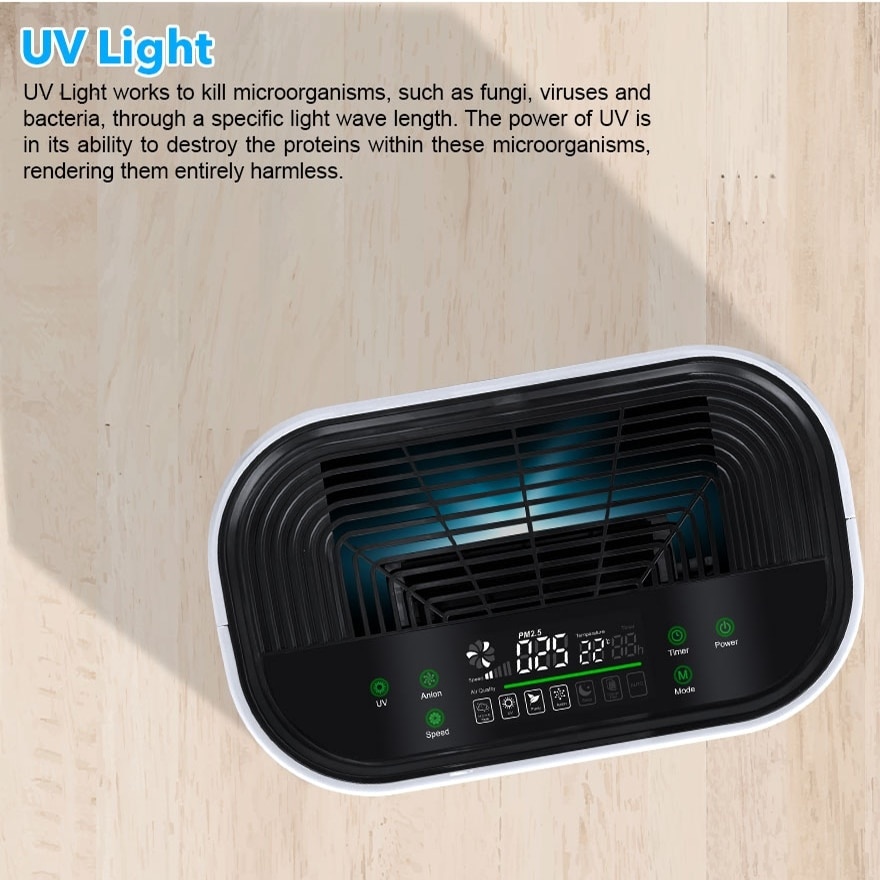 Ultraviolet Air Purifier MPA9 FREE EXTRA FILTER