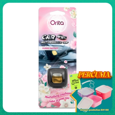 ORITA - Car Clip Air Freshener Floral Fantasy 2ml x 1s