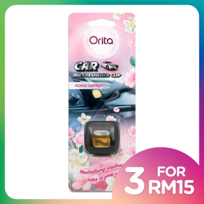 ORITA Car Clip Air Freshener Floral Fantasy 2ml x 1s