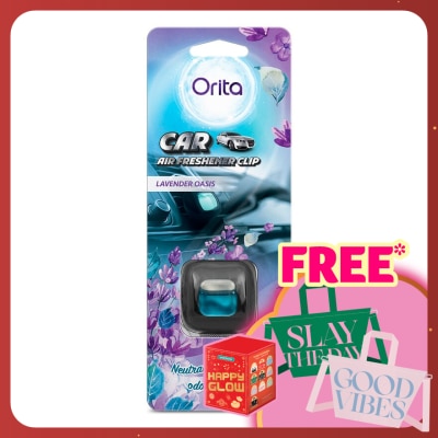 ORITA Car Clip Air Freshener Lavender Oasis 2ml x 1s