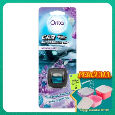 ORITA - Car Clip Air Freshener Lavender Oasis 2ml x 1s